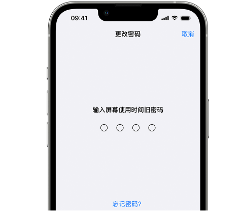 塔什库尔干iPhone屏幕维修分享iPhone屏幕使用时间密码忘记了怎么办 