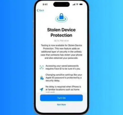 塔什库尔干苹果授权维修店分享被盗设备保护功能开启方法 