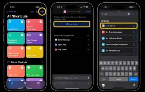 塔什库尔干苹果14锁屏维修店分享iPhone14升级iOS16.4后如何创建锁屏快捷方式 