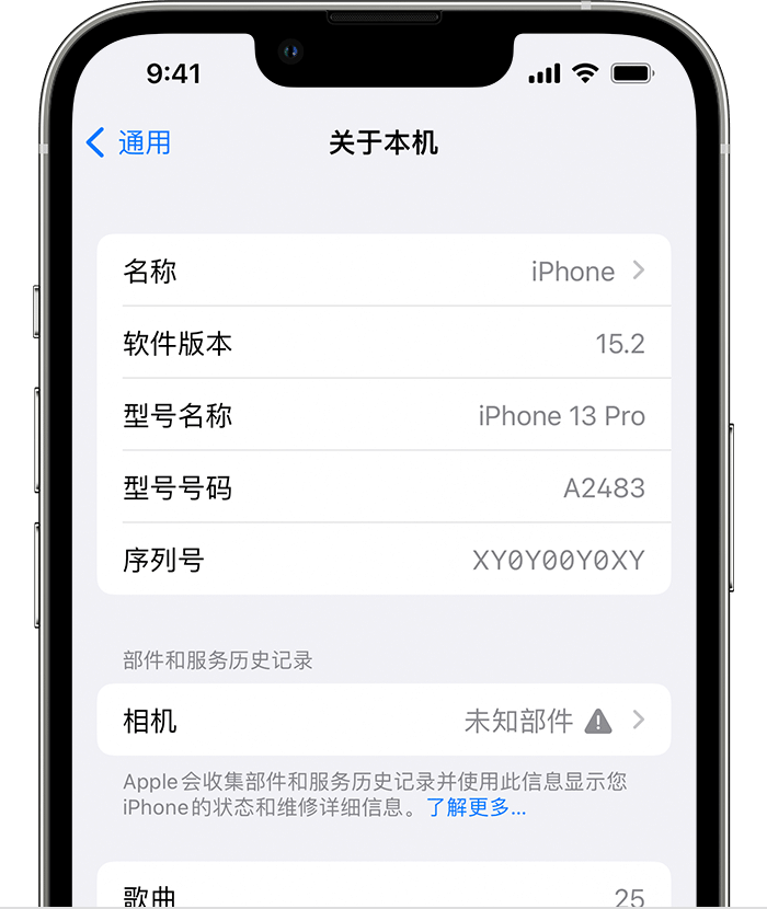 塔什库尔干苹果维修分享iPhone 出现提示相机“未知部件”是什么原因？ 